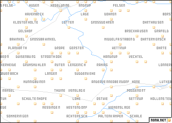 map of Bauerschaft Lengerich